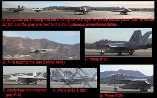 After finally receiving my sighting data, the very next day, on 2-3-2017, the military arrived in force as various aircraft, including F-18s & intel craft, arrived & conducted hourly overflights of the BigM area canyons for a week. One of F-18 squadrons was from the USS Nimitz of tictac event fame.