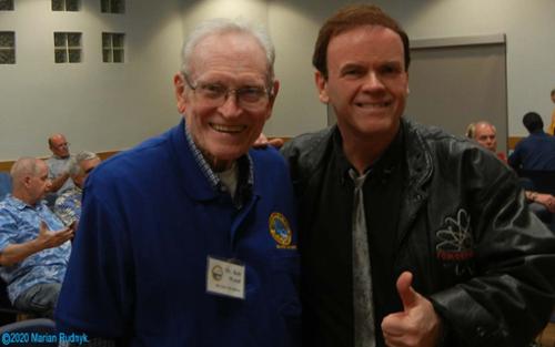 On Feb. 19, 2020 I had fun re-connecting with former aerospace engineer & UFO legend Dr. Bob Wood during a wonderfully-received talk for MUFON-OC. 

(c)2020MarianRudnyk